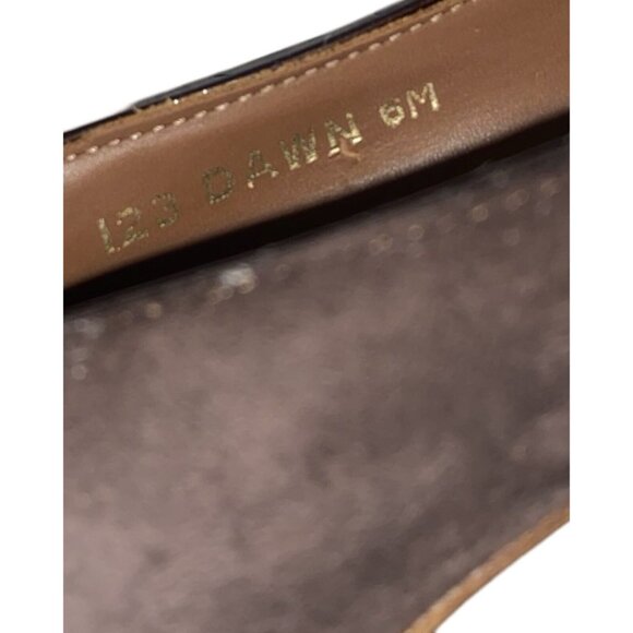 Donald J Pliner Brown Suede Snakeskin Dawn Pumps Heels Size 6 - Picture 8 of 11